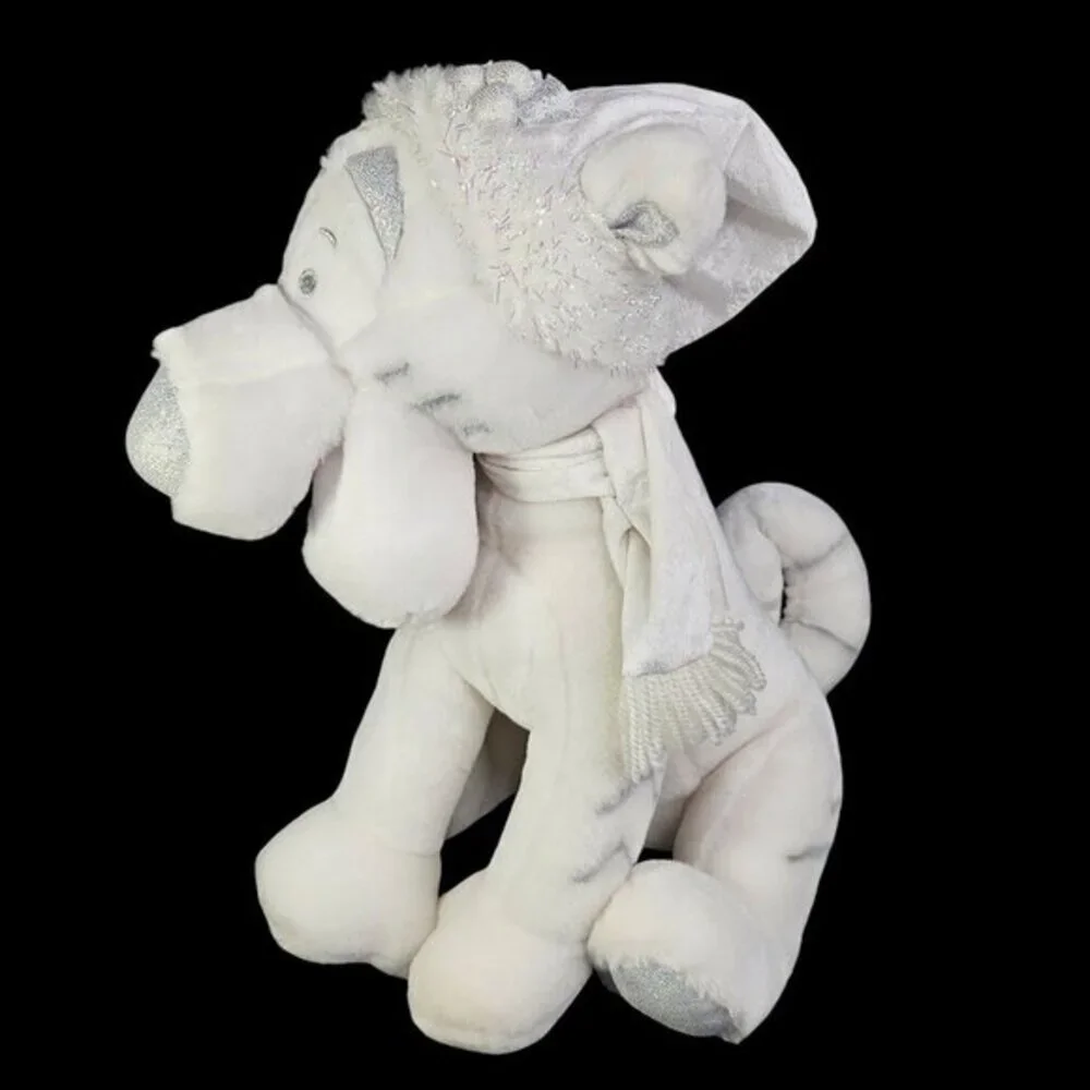 Disney Store Snowflake Tigger Plush Toy White Stuffed Animal‎ Winnie The Pooh